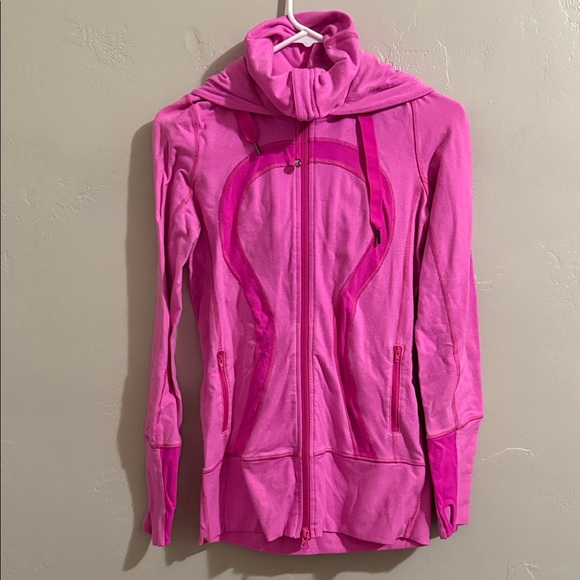 lululemon athletica Jackets & Blazers - lululemon athletica Vibrant Pink Zipper Jacket 4